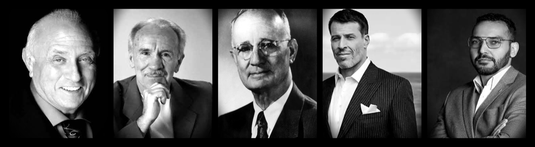 Com quem estudei — Richard Bandler, John Grinder, Napoleon Hill, Tony Robbins e Michael Arruda